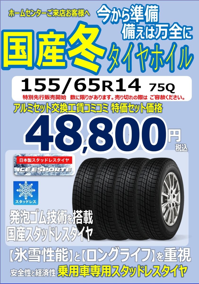 アイスエスポルテ（交換工賃コミコミ）